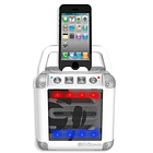 Coluna Portátil Bluetooth c/ Efeitos de LED (Branco) - iDance 1