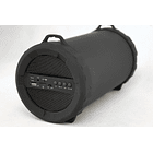 Coluna Bluetooth 2.1 7W USB/SD/FM/AUX/BAT/MIC (Preto) - MANTA 2