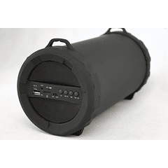 Coluna Bluetooth 2.1 7W USB/SD/FM/AUX/BAT/MIC (Preto) - MANTA