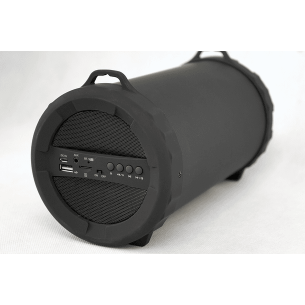 Coluna Bluetooth 2.1 7W USB/SD/FM/AUX/BAT/MIC (Preto) - MANTA 2