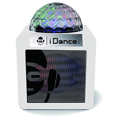 Coluna Portátil Bluetooth c/ Efeitos de LED (Branco) - iDance