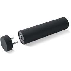 Coluna PowerBank CHARGE&PLAY 2600mAh c/ Cabos USB e Jack - KSIX