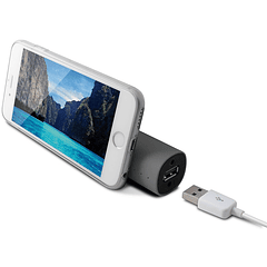 Coluna PowerBank CHARGE&PLAY 2600mAh c/ Cabos USB e Jack - KSIX