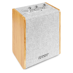 Coluna de Madeira Bluetooth Estilo Vintage 4