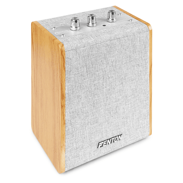 Coluna de Madeira Bluetooth Estilo Vintage 4