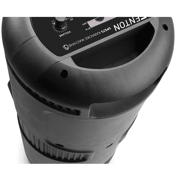 Coluna Karaoke Bluetooth/USB/microSD 100W c/ Efeitos de LED´s (Preto) - FENTON SPS75 3