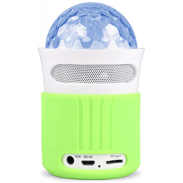 Coluna Mini Portátil LEDs Efeitos RGB c/ Leitor FM, MiniSD, MP3, AUX e Bluetooth (MX2) - MAX 2