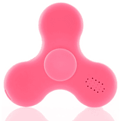 Fidget Spinner LED c/ Coluna Bluetooth (Rosa) - INNOVAGOODS