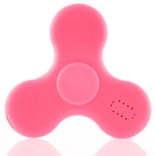 Fidget Spinner LED c/ Coluna Bluetooth (Rosa) - INNOVAGOODS 
