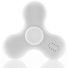 Fidget Spinner LED c/ Coluna Bluetooth (Branco) - INNOVAGOODS