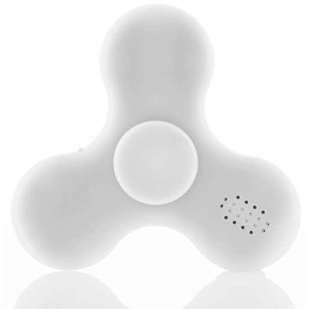 Fidget Spinner LED c/ Coluna Bluetooth (Branco) - INNOVAGOODS 