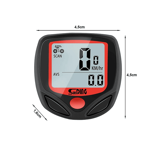 Computador LCD Multifunções à Prova de Água (14 Funções) p/ Bicicleta 2