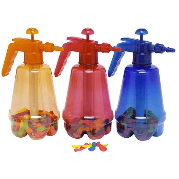 Emb. 100x Balões de Água c/ Bomba Manual Encher 2