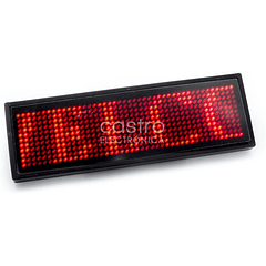 Placa Mensagens LED Vermelho USB