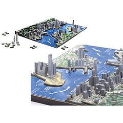 Puzzle Time 4D HONG KONG (1100 pcs) - VELLEMAN