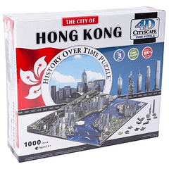 Puzzle Time 4D HONG KONG (1100 pcs) - VELLEMAN