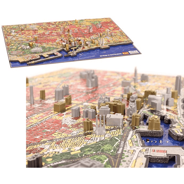 Puzzle Time 4D BARCELONA (1200 pcs) - VELLEMAN 1