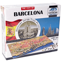 Puzzle Time 4D BARCELONA (1200 pcs) - VELLEMAN