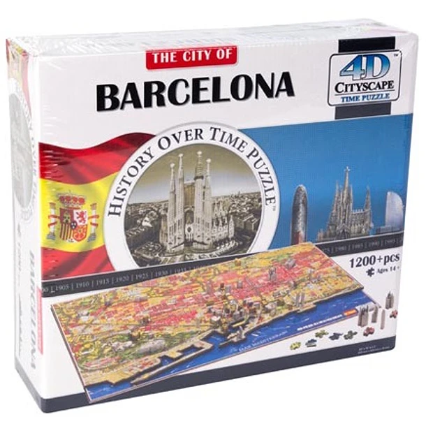Puzzle Time 4D BARCELONA (1200 pcs) - VELLEMAN 2