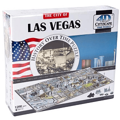 Puzzle Time 4D LAS VEGAS (930 pcs) - VELLEMAN