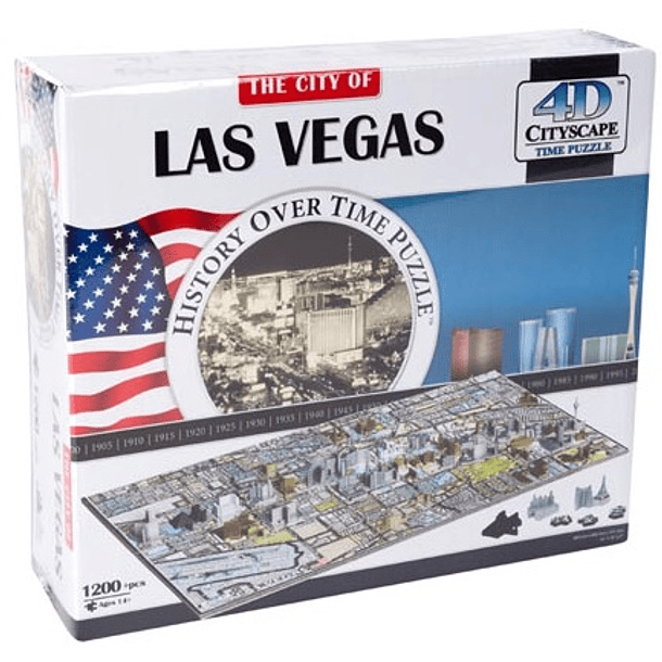 Puzzle Time 4D LAS VEGAS (930 pcs) - VELLEMAN 2