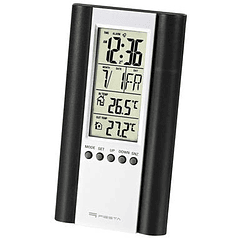 Relógio LCD com Estação Meteorológica (Preto) - FIESTA