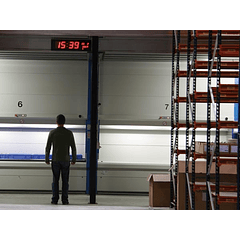 Relógio de Parede em LED (830 x 230 x 40 mm) - PEREL