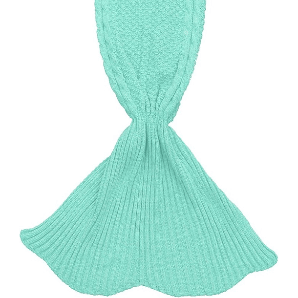 Cobertor em Forma de Sereia Criança (Turquesa) - FLAMINGUEO 2