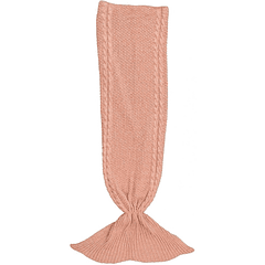 Cobertor em Forma de Sereia Adulto (Rosa) - FLAMINGUEO