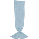 Cobertor em Forma de Sereia Adulto (Azul) - FLAMINGUEO 2