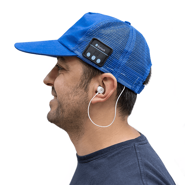 Boné Bluetooth (Azul) 1
