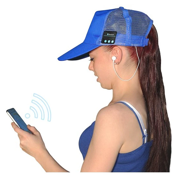 Boné Bluetooth (Azul) 3