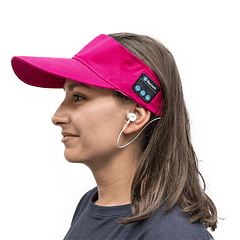 Chapéu de Pala Bluetooth (Rosa)