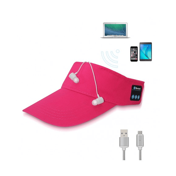 Chapéu de Pala Bluetooth (Rosa) 2