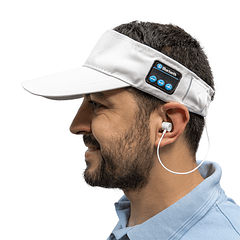 Chapéu de Pala Bluetooth (Branco)