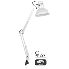 Candeeiro Flexível de Secretária t/ Arquitecto (Branco) - GSC