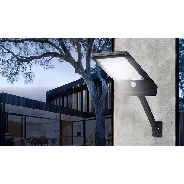 Candeeiro Exterior Solar LED SAURO c/ Sensor Movimento - ORNO 3