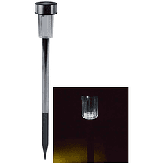 Candeeiro Exterior Solar 1 LED p/ Jardim