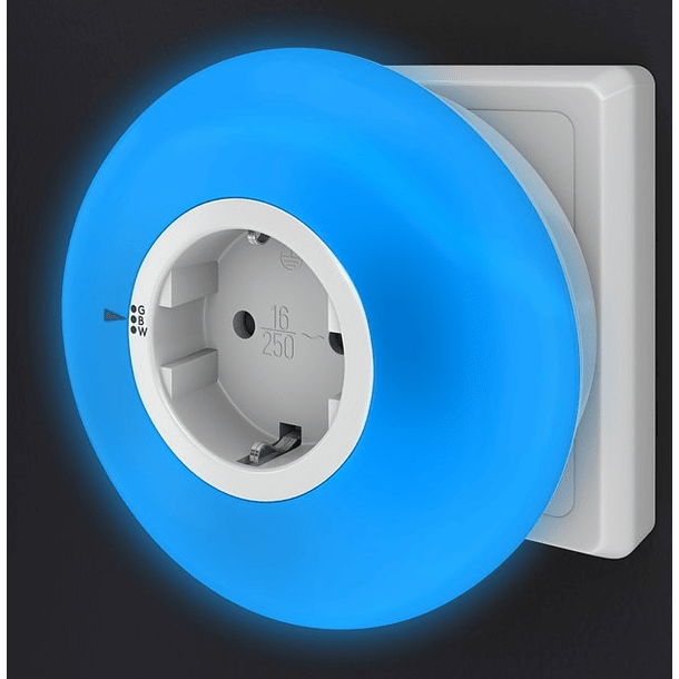 Luz Presença LED Noite c/ Tomada 220V Fêmea - GOOBAY 2