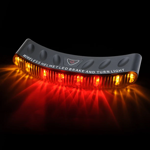Luz de Sinalização de Travagem s/ Fios p/ Capacete 2