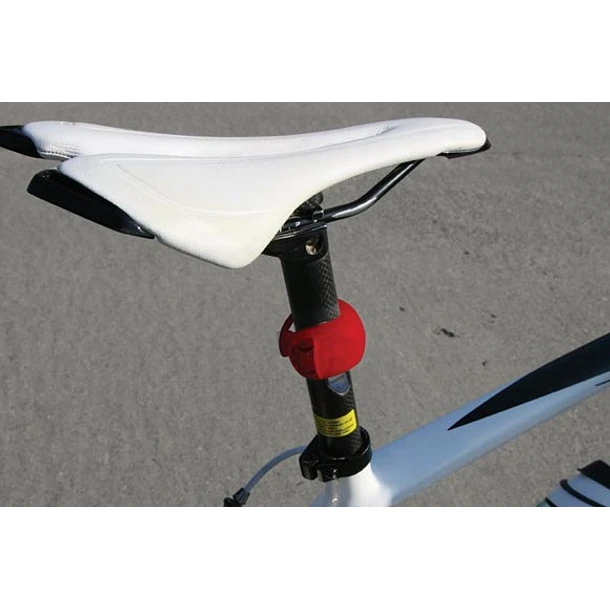 Kit Luzes Bicicleta (Frente e Trás) Flexíveis em Silicone 