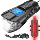 Pack Luzes LED p/ Bicicleta c/ Contador 1