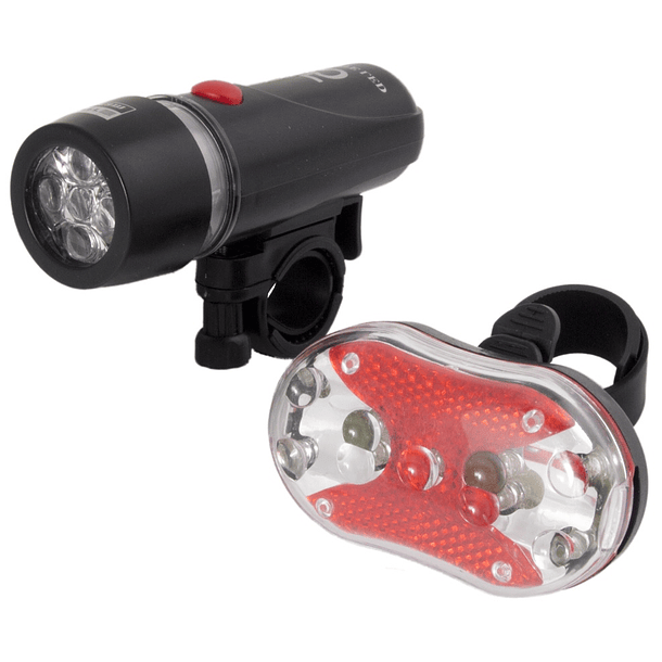 Pack Luzes LED p/ Bicicleta (Frente/Trás) ALPHECCA - ESPERANZA 