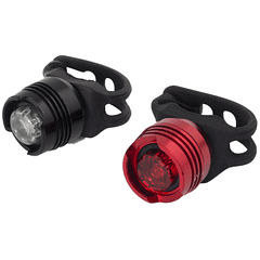 Pack Luzes LED p/ Bicicleta (Frente/Trás) ACRUX - ESPERANZA