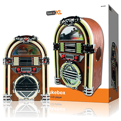 Jukebox 2x 2W AM/FM c/ Leitor CD - basicXL
