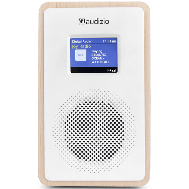 Rádio Portátil Modena DAB+ c/ Bateria (Branco) - AUDIZIO 2