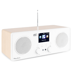 Rádio FM / DAB+ Internet Wi-Fi Bari 50W (Branco) - AUDIZIO