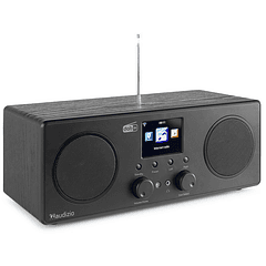 Rádio FM / DAB+ Internet Wi-Fi Bari 50W (Preto) - AUDIZIO