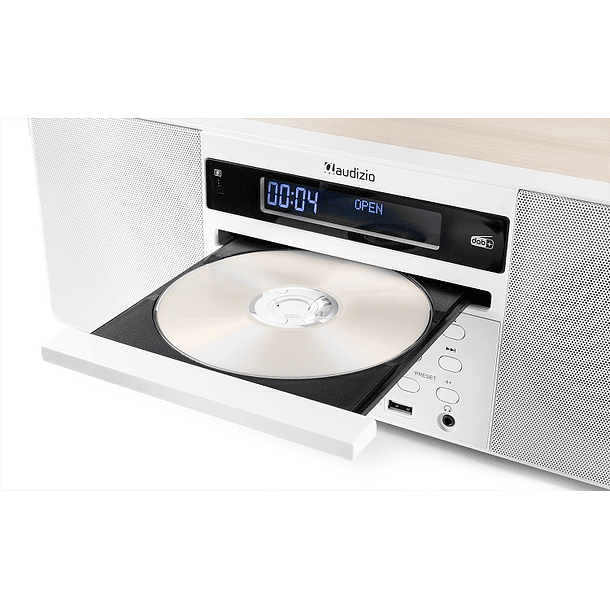 Rádio All-In-One CD/DAB+ Bluetooth 60W (Branco) - AUDIZIO 3
