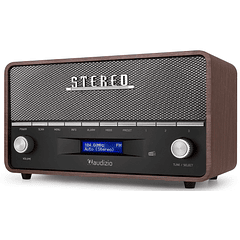 Rádio Portátil FM/AM/SW Retro Bluetooth/USB (Madeira Clara) - SAMI